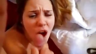 Horny GF works out her sex face